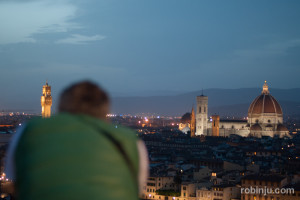 Ver atardecer en Florencia desde la Piazzale Michelangelo